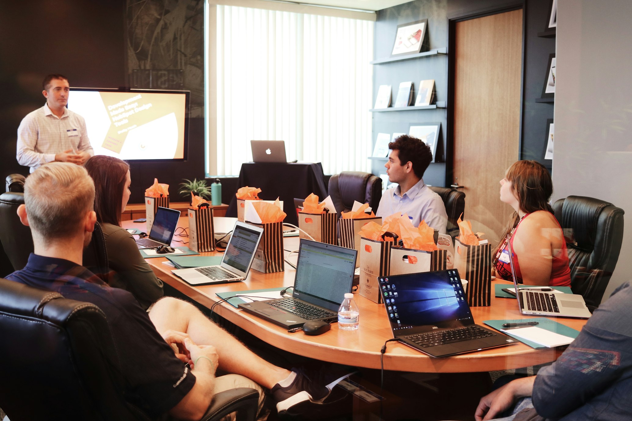 Professional business intelligence training session